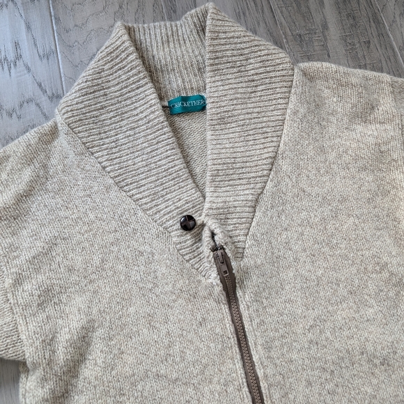 Vintage Wool Blend Zip Up Sweater - Picture 6 of 9